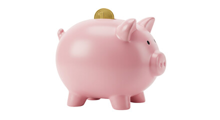 Isolated Piggy Bank