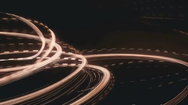 traffic light trails