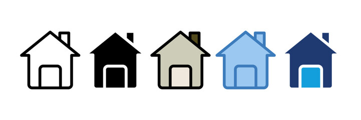 Obraz premium Home Icon Element For Design