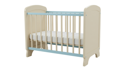 Isolated Baby Cot