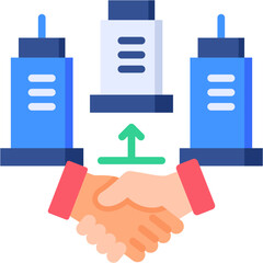 Company Merger Icon