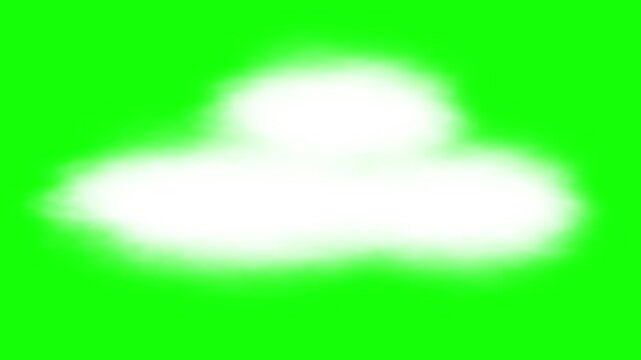 Moving clouds animation with green screen background. Moving Clouds, Cloud Animation.