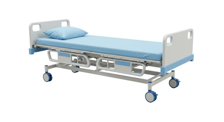 Isolated Hospital Bed