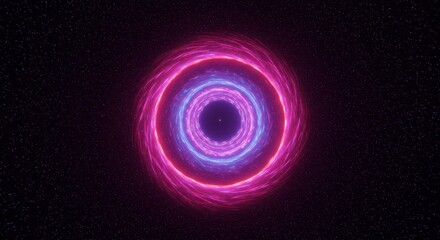Abstract 3d Background of Cosmic Star Portal In Dark Universe Space