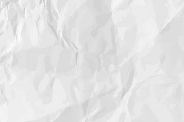 White clean crumpled paper