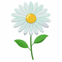 Daisy the Cat Illustration on White Background A Simple and Playful Design for Various Creative Projects