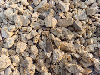 Abstract natural sea stone background. Brown and gray cobblestone texture. Stone background. Sea pebbles
