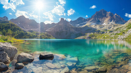 Majestic Mountain Views – Natural & Illustrated Landscapes 