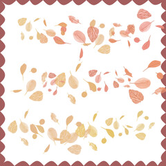 Abstract leaves background for autumn seasons. Made in eps.