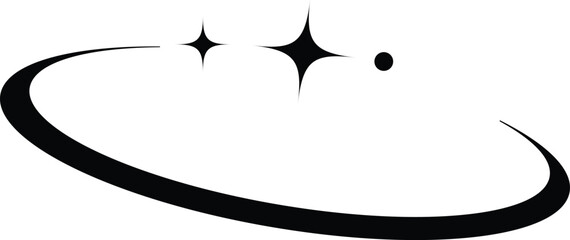 Y2k star sparkle bling abstract tattoo shapes. Simple minimal geometric signs in retro 2000s style. © fajar