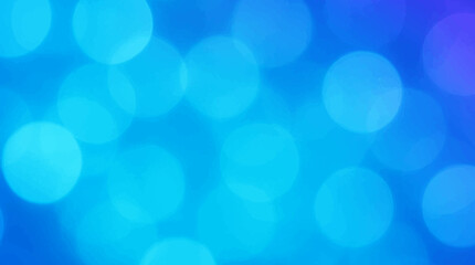 Obraz premium Abstract blue background with bright, glowing bokeh lights, perfect for a festive holiday celebration or a dazzling night design