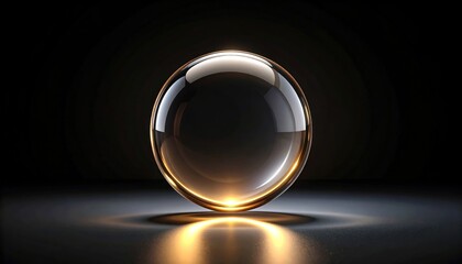 Luminary Orb: A Captivating Display of Light and Transparency in Sphere