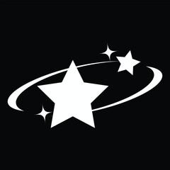 Y2k star sparkle bling abstract tattoo shapes. Simple minimal geometric signs in retro 2000s style.