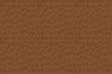 Soft, high-detail seamless brown bear fur texture. Rich depth and natural flow. Suited for cozy backgrounds, 3D rendering, and wilderness branding.