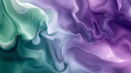 Obraz premium Elegant Teal Purple Abstract Swirl Background Texture for Design Projects