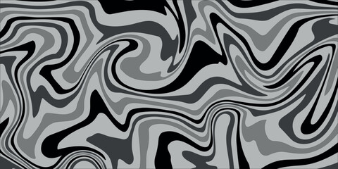 Abstract horizontal black monochrome background waves. Trendy vector illustration design in style retro 60s, 70s.