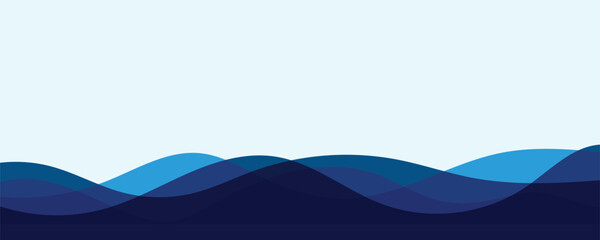 abstract blue wave background