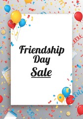 Friendship Day Sale Celebration  - Celebrate friendship with our special sale! Friendship, joy, celebration, togetherness, bargains
