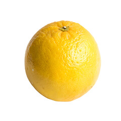 A grapefruit yellow isolated on a transparent background