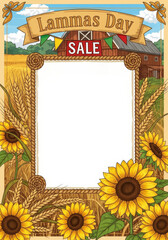 Obraz premium Lammas Day Farm Sale Announcement