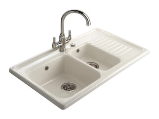 Kitchen sink installation guide modern dual basin home diy project bright environment overhead view