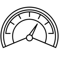 "Speed Meter Line Art Vector &ndash; Premium Adobe Stock Illustrations"