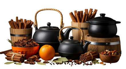 Aromatic spiced tea ingredients composition