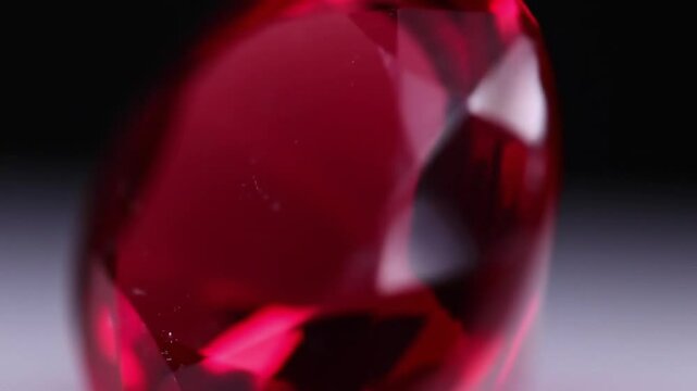 closeup of a ruby
