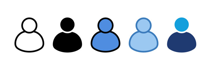 Person Icon Element For Design