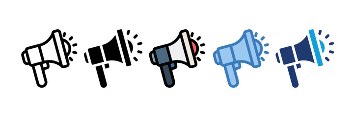 Megaphone Icon Element For Design