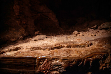 Stalagmite drips 