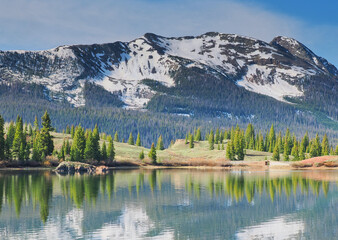 Grenadier Range from Molas Lake, San Juan Mountains, Colorado