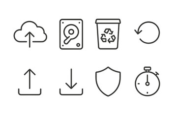 vector illustration of a recycling sign