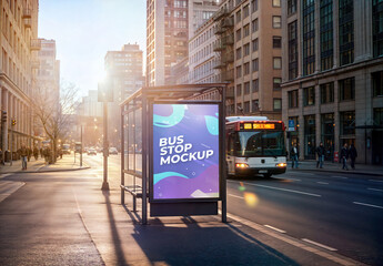 Street Billboard Mockup 29