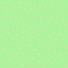 vintage seamless pattern featuring cute pink cartoon squirrels on a pastel green background. Perfect for children’s products, textile design, wrapping paper, and nursery decorations.  