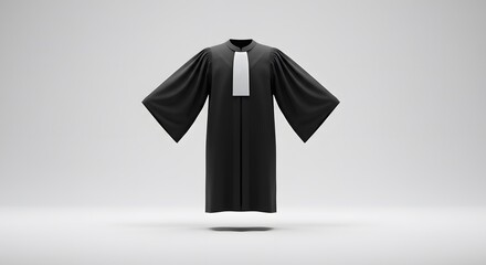 Lawyer Robe: Professional Legal Attire, Black Judicial Gown, Barrister's Outfit, Courtroom Clothing, Legal Professionalism, Judicial Uniform, Attorney's Attire