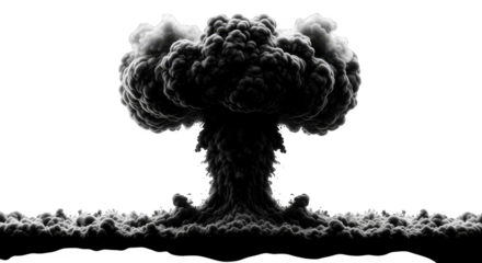 Towering cloudscape An atomic spectacle