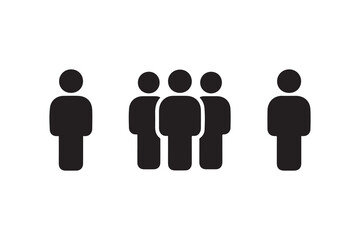 men and women icon silhouette