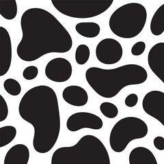 seamless leopard pattern silhouette