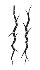 A bare branch Vector silhouette