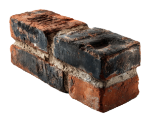 Historic brick restoration construction site urban environment artistic perspective