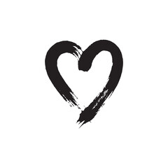 heart with a heart silhouette