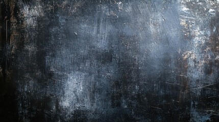 Fototapeta premium Dark Brushed Aluminum. Black Steel Grunge Texture for Metallic Background