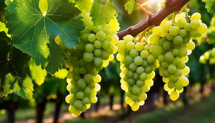 green grapes on vine