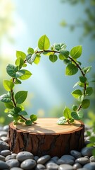 interior of the product stage