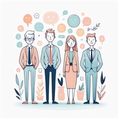 business colleagues in office