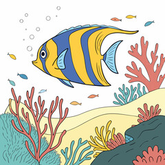 fish in the aquarium