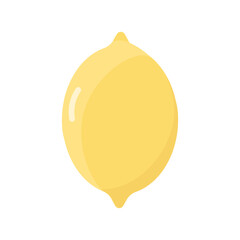 Lemon icon. Citrus.Vector on isolated white background.