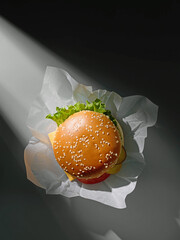 fresh tasty burger