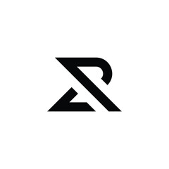 Simple letter R logo design template